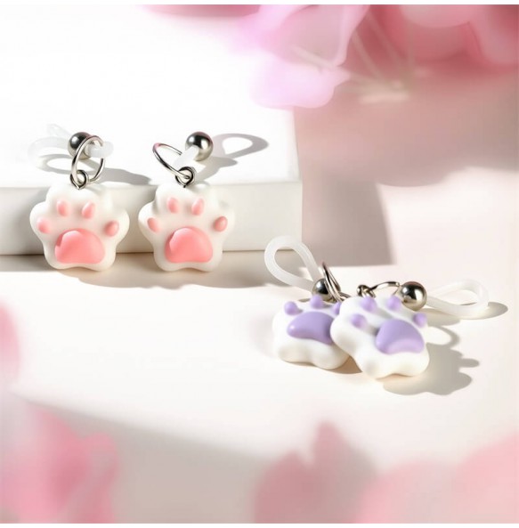 MizzZee - Kitty Paw Nipple Clamps (Pink)